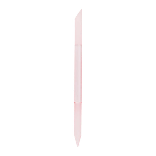 2-in-1 Cuticle Pusher press-on nail design - velvet style detail
