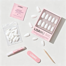 Angel press-on nail bundle - full set view