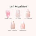 Lisawu Ann's Sweethearts press-on nail bundle style selection