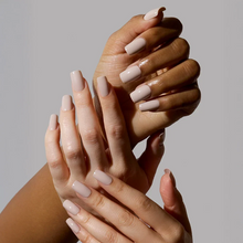Bare Bliss press-on nails - square shape, medium length