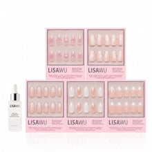 Be Mine press-on nails in white shade