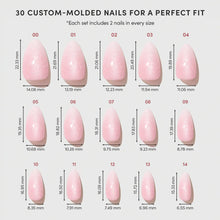 BIG BUNNY ENERGY press-on nail design - velvet style detail