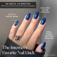 Blue Steel press-on nails product detail