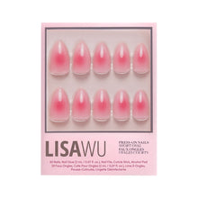Blushing Aura press-on nails in pink shade