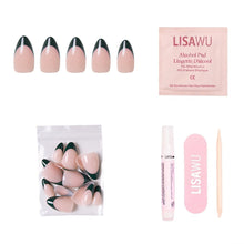 Château press-on nails - almond shape, short length