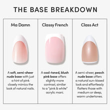 Class Act press-on nails - almond shape, short length