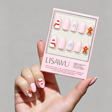 Cocoa & Kisses press-on nails with glossy finish