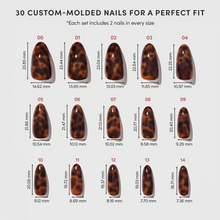 Expensive Taste press-on nails - oval shape, medium length