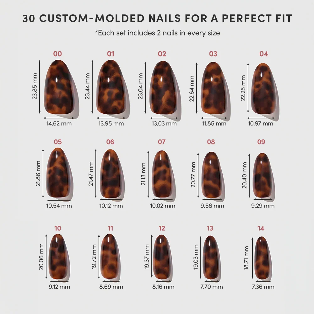 Expensive Taste press-on nails - oval shape, medium length