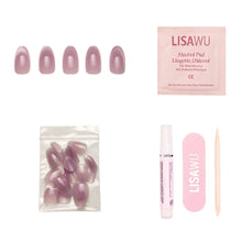 Fairy Dust press-on nails with glossy finish
