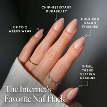 FAIRY FLEXX press-on nail design - solid color style detail