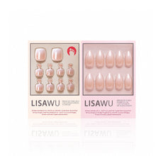 Fiancéd Mani Pedi press-on nails in white shade