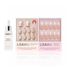 Fiancéd Mani Pedi press-on nails with glossy finish