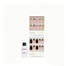 FOREVER FIERCE press-on nails in gold shade