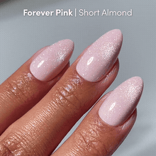 Lisawu Forever Pink press-on nails manicure close-up