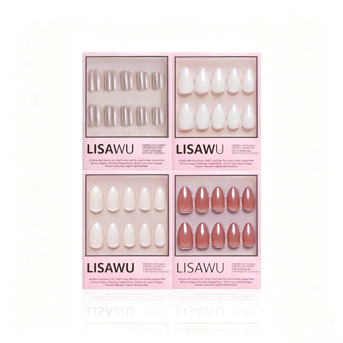 Glaze It press-on nails in brown shade
