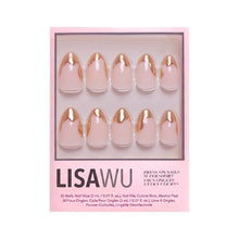 Golden Touch press-on nails in gold shade
