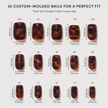 High Stakes press-on nail design - solid color style detail