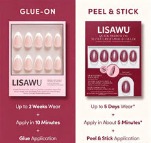 Mauve Muse press-on nail design - solid color style detail