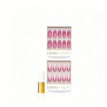 MEDIUM RARE press-on nails with glossy finish