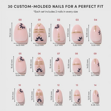 Myko Muse press-on nail design - patterns style detail