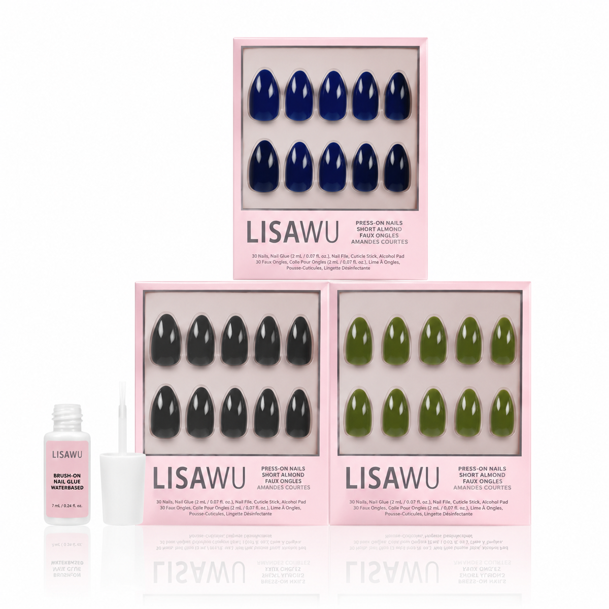 Nature Lover press-on nails in green shade