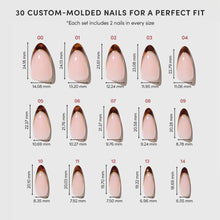 No Competition press-on nail design - french tip style detail