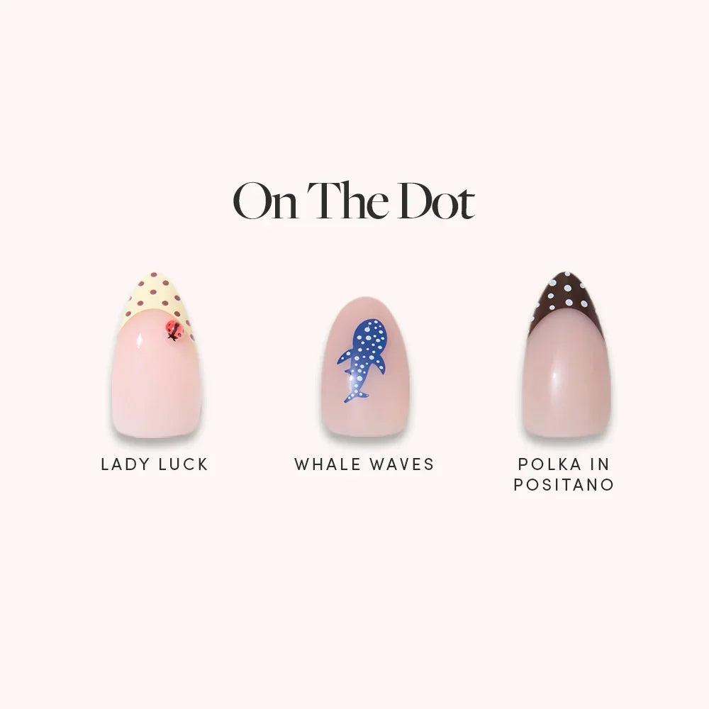 Lisawu On The Dot press-on nail bundle style selection