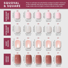 Oyster Shell press-on nail design - velvet style detail