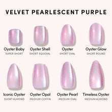 Oyster Shell press-on nail bundle - full set view