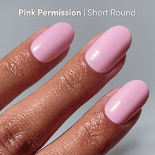 Lisawu Pink Obsession press-on nails manicure close-up