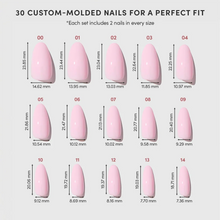 Pink Obsession press-on nail bundle - full set view