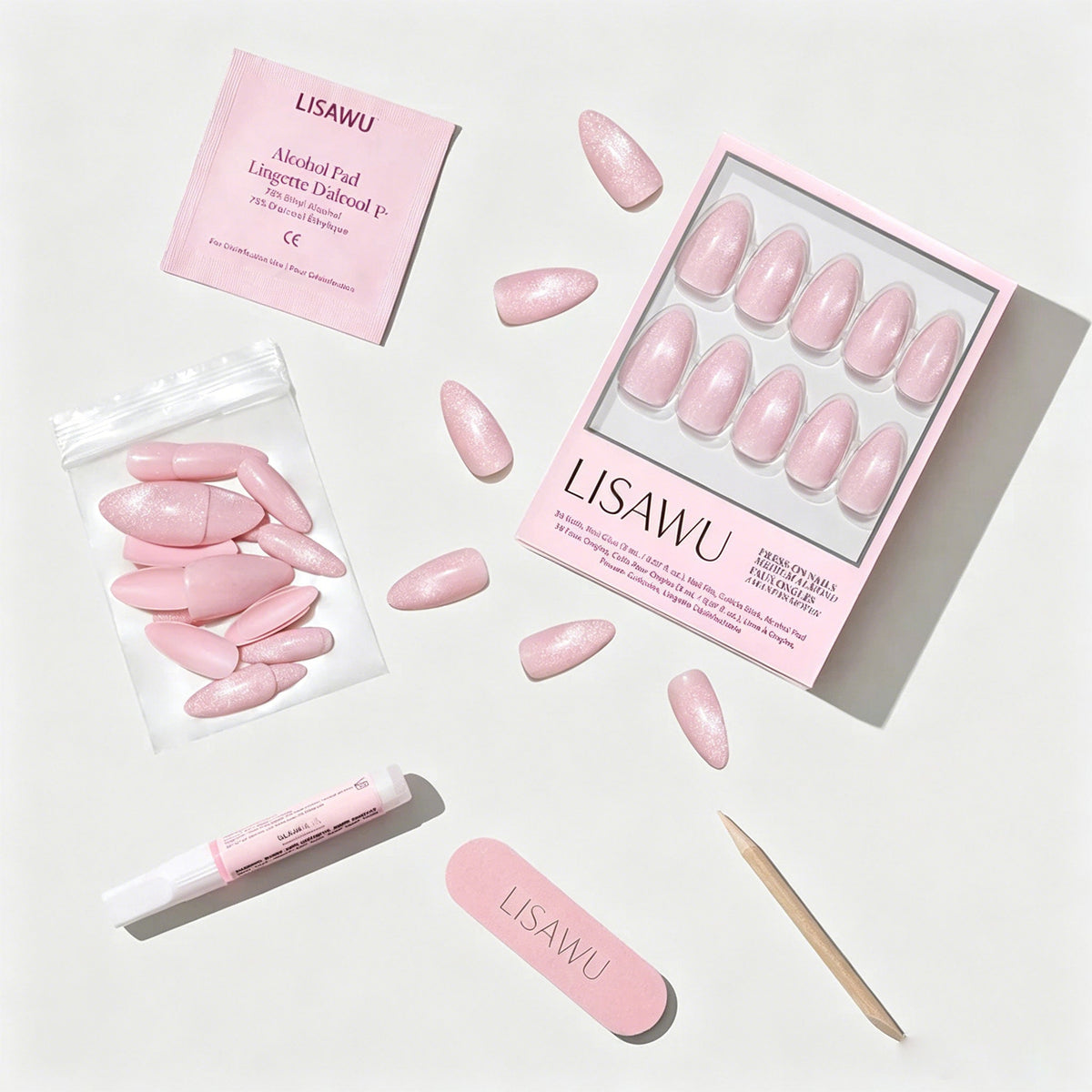 Promise Kept press-on nails with velvet finish