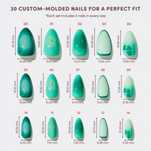Siren Green SirenGreen 7 press-on nails