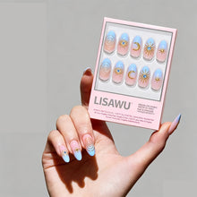 Spirited Sky press-on nails in gold shade