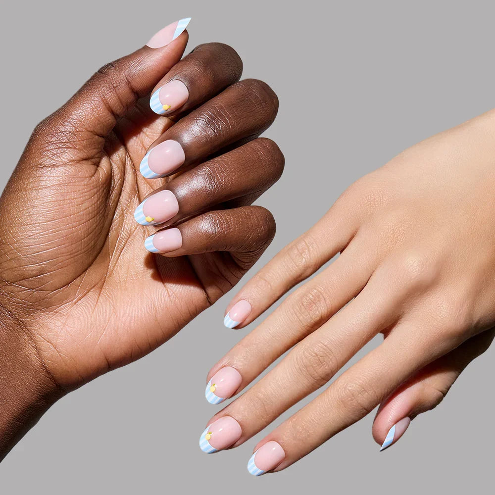 Summer Fresco press-on nails in yellow shade