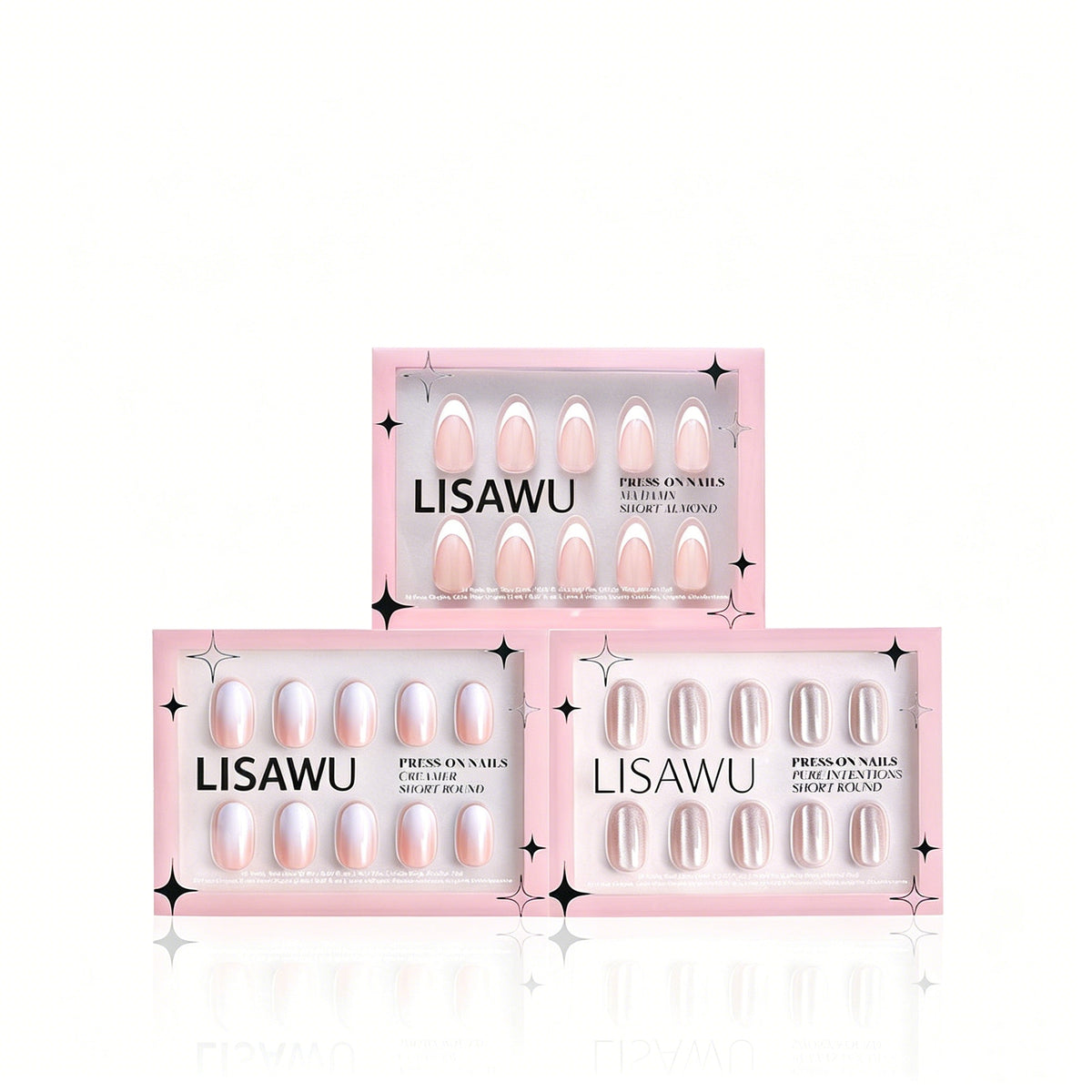 Sweater Weather press-on nails in nude shade
