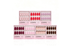 The Medium Almond Edit press-on nails in brown shade
