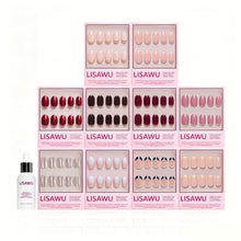 The Round Vault press-on nails in brown shade