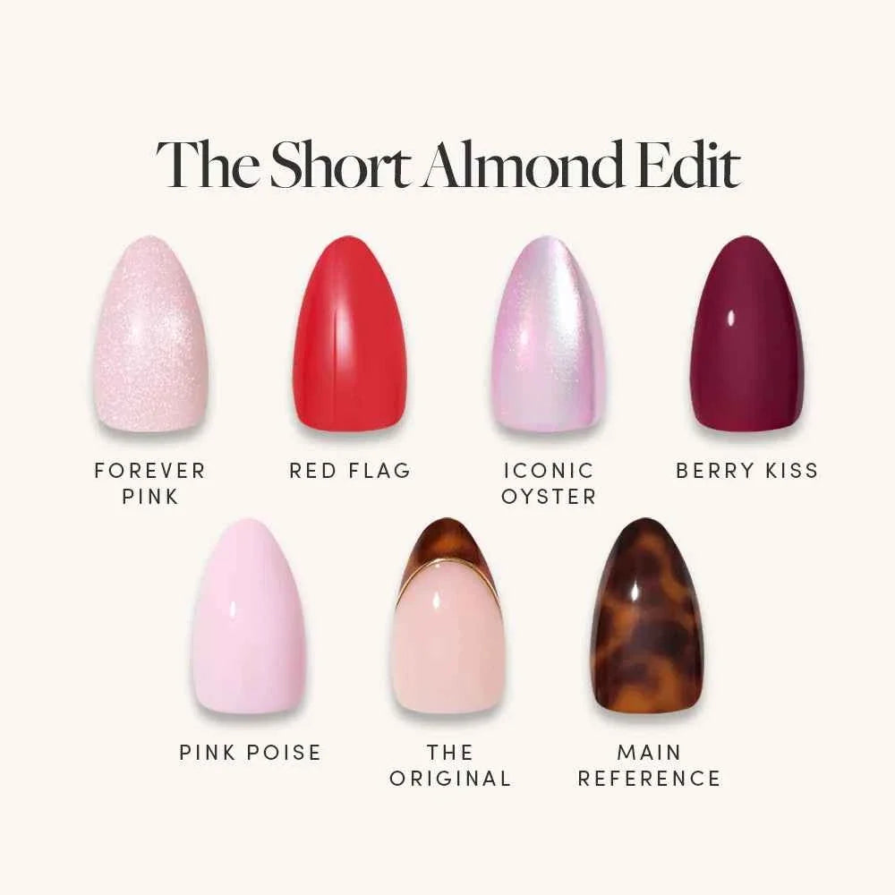 Lisawu The Short Almond Edit press-on nail bundle style selection
