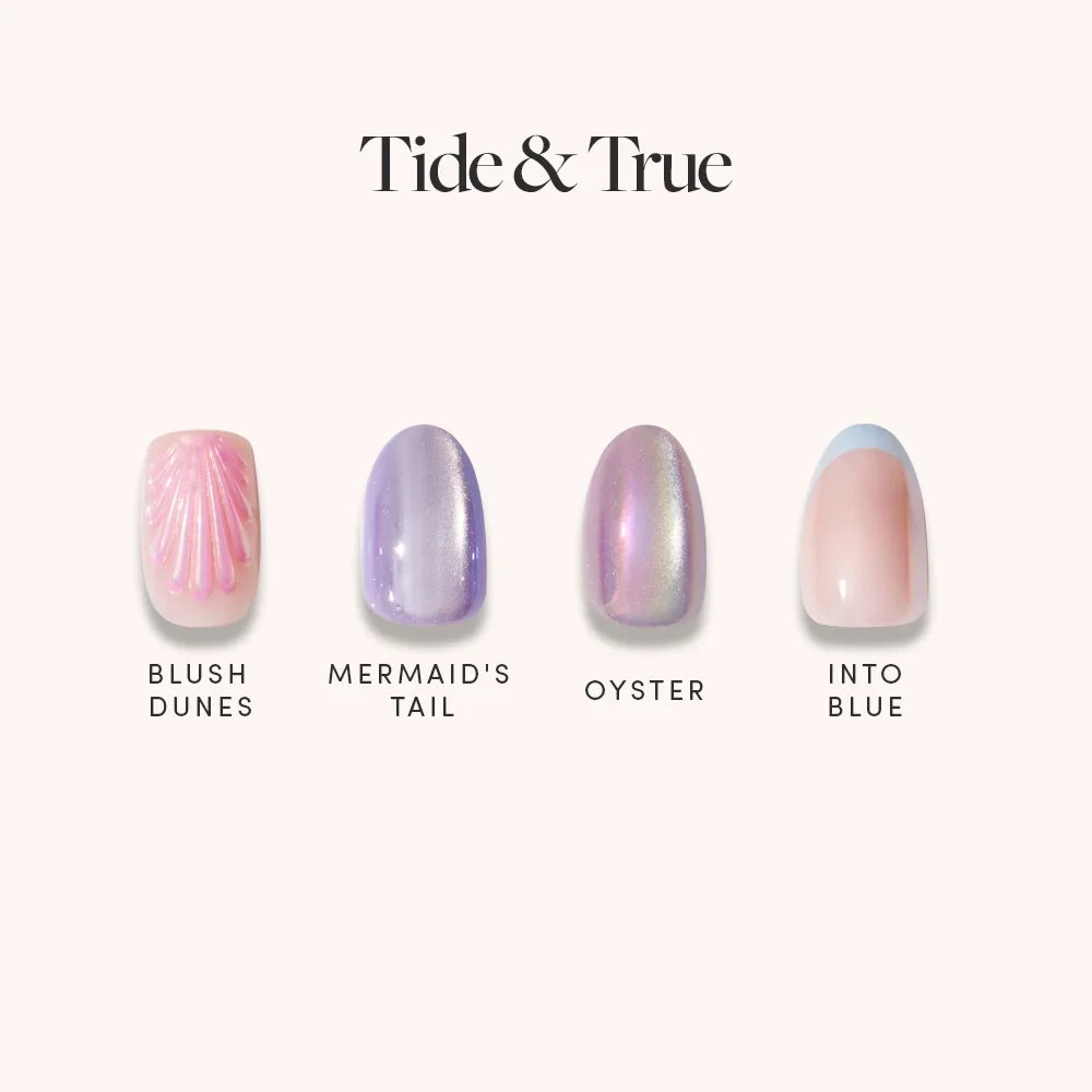 Lisawu Tide & True press-on nail bundle style selection