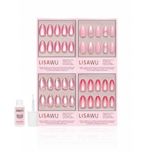 Velvet Valentine press-on nails with glossy finish